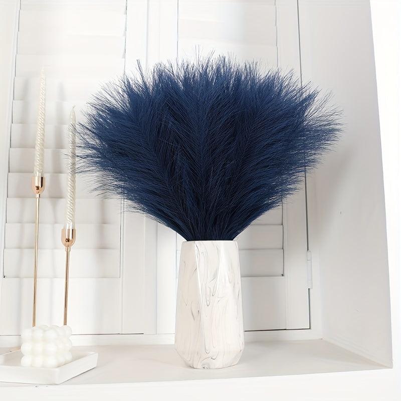 10pcs Artificial Pampas Grass 16 54inch Faux Reed Home Kitchen Wedding Decor