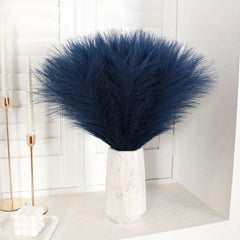 10pcs Artificial Pampas Grass 16 54inch Faux Reed Home Kitchen Wedding Decor