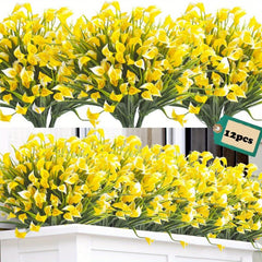 12pcs Artificial Calla Lily Bouquet Home Outdoor Wedding Party Decor