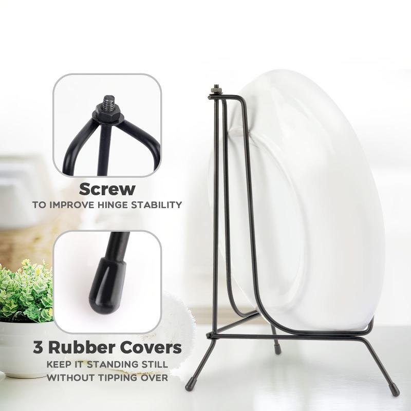 Plate Stands Metal Holder Stand For Picture Decorative Plate Book