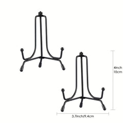 Plate Stands Metal Holder Stand For Picture Decorative Plate Book