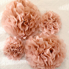 9pcs Wedding Party Paper Flower Balls Hanging Decorations