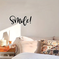 Inspirational Smile Quote Mirror Stickers
