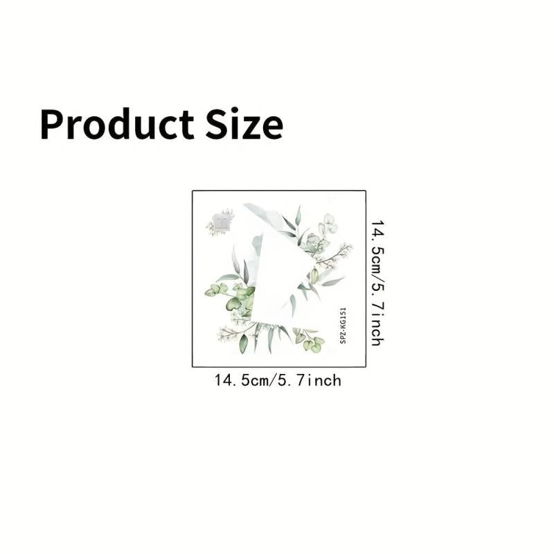 Fresh Flower Adhesive Wall Stickers for Home Decoration