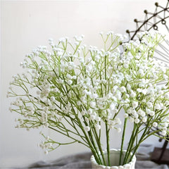 21 Pcs Real Touch Baby Breath Flowers Bouquets for Wedding Party Home Decor