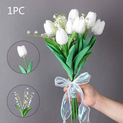 Realistic Flower Valley Lily Wind Chime for Home Decor