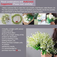 Realistic Flower Valley Lily Wind Chime for Home Decor