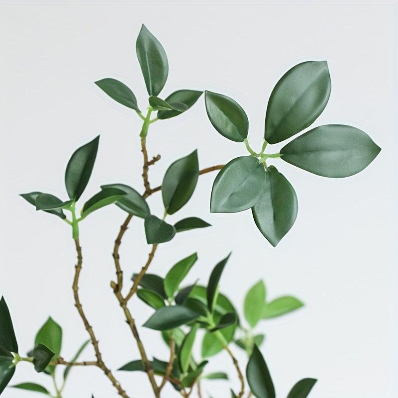 Realistic Artificial Green Leaves for DIY Crafts and Home Decor
