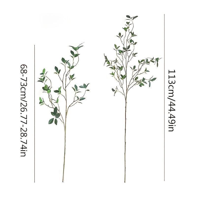 Realistic Artificial Green Leaves for DIY Crafts and Home Decor