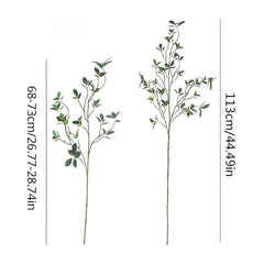 Realistic Artificial Green Leaves for DIY Crafts and Home Decor