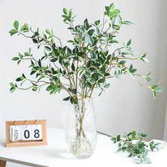 Realistic Artificial Green Leaves for DIY Crafts and Home Decor