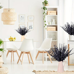 30 Pcs Artificial Eucalyptus Stems Leaves Faux Eucalyptus Leaves Branches