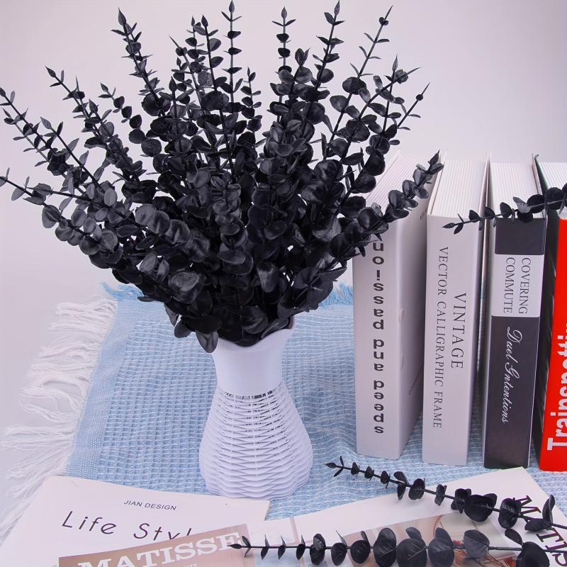 30 Pcs Artificial Eucalyptus Stems Leaves Faux Eucalyptus Leaves Branches