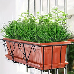 2pcs Realistic Artificial Grass for Outdoor Indoor Garden Window Boxes