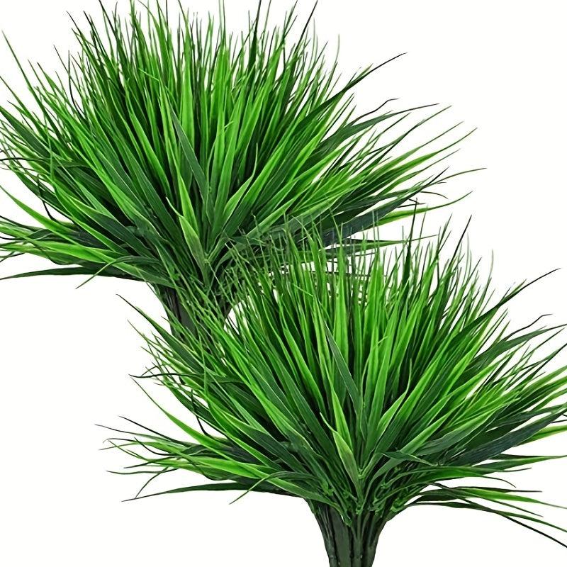 2pcs Realistic Artificial Grass for Outdoor Indoor Garden Window Boxes