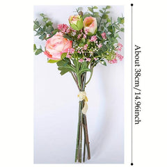 Artificial Floral Peonies Simulation Flower Bridal Bouquet DIY Craft