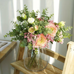 Artificial Floral Peonies Simulation Flower Bridal Bouquet DIY Craft