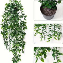 Realistic Artificial Eucalyptus Vine with Pot Indoor/Outdoor Decor