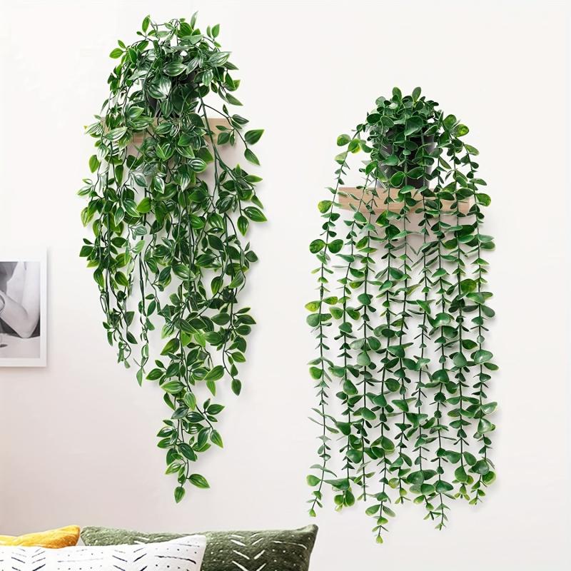 Realistic Artificial Eucalyptus Vine with Pot Indoor/Outdoor Decor