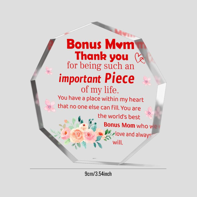 Bonus Mom Birthday Gift From Step Daughter Son - Thank You Stepmom