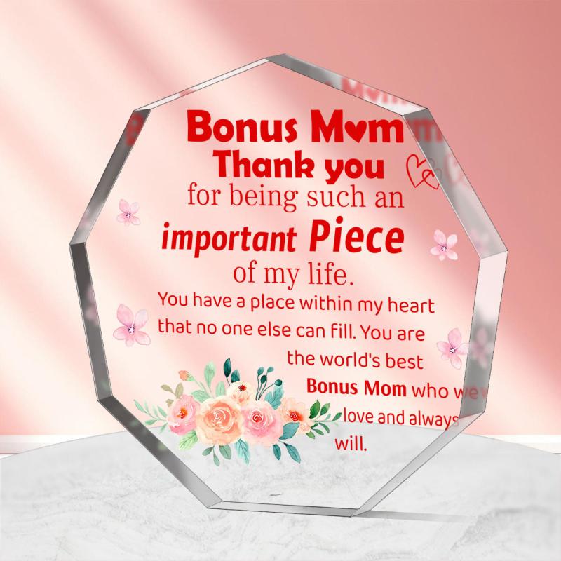 Bonus Mom Birthday Gift From Step Daughter Son - Thank You Stepmom
