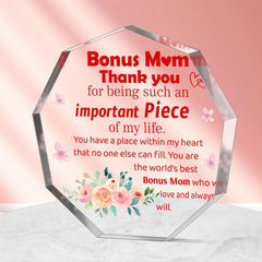 Bonus Mom Birthday Gift From Step Daughter Son - Thank You Stepmom