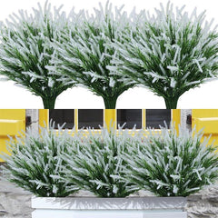 8pcs Artificial Lavender Flowers Outdoor Plastic Garden Window Decoration