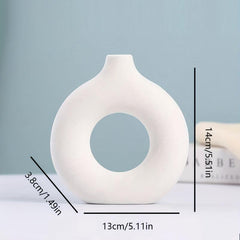 Modern Minimalism Oval Vase for Home Decor