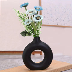 Modern Minimalism Oval Vase for Home Decor