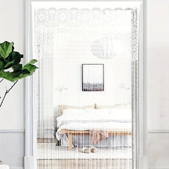 Hippie Doorway Beaded Curtain with Tassels and Fringe for Privacy and Decor
