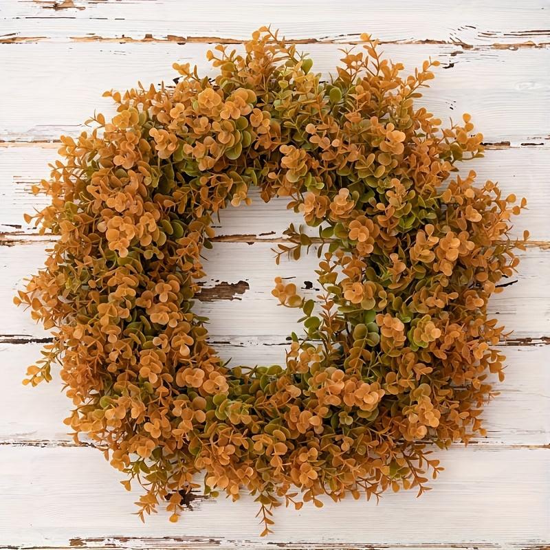 Outdoor Eucalyptus Wreath for Front Door - Spring and Summer Greenery