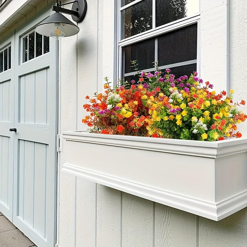 4 Fall Flowers No Fade Faux Autumn Plants for Home Garden Party