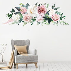Flowers Wall Sticker Bedroom Living Room Home Wall Decoration