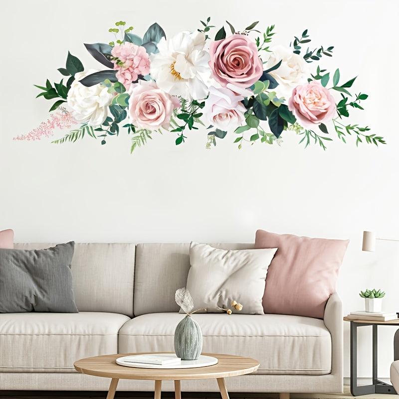 Flowers Wall Sticker Bedroom Living Room Home Wall Decoration