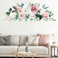 Flowers Wall Sticker Bedroom Living Room Home Wall Decoration