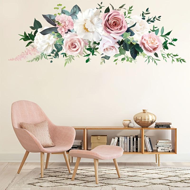 Flowers Wall Sticker Bedroom Living Room Home Wall Decoration