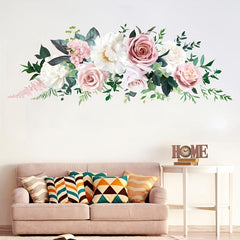 Flowers Wall Sticker Bedroom Living Room Home Wall Decoration