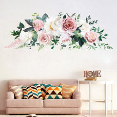Flowers Wall Sticker Bedroom Living Room Home Wall Decoration