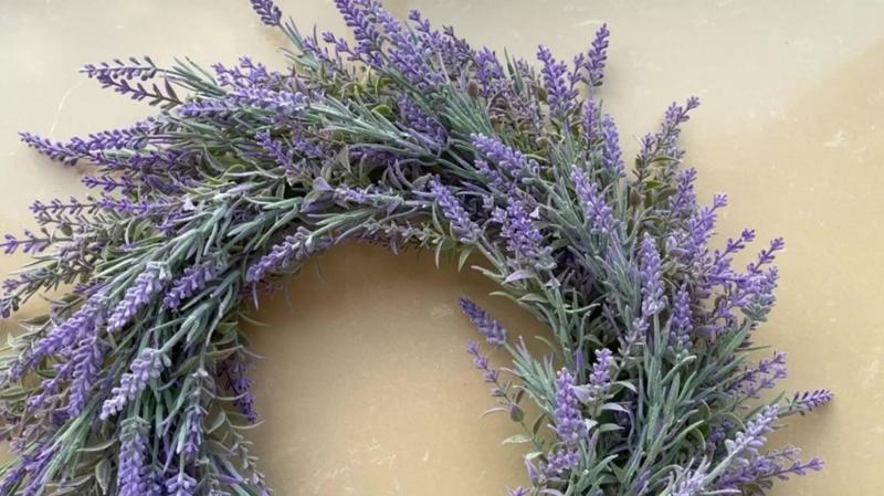 15 Lavender Wreath For Front Door Farmhouse Wall Decor Indoor Outdoor Home Room