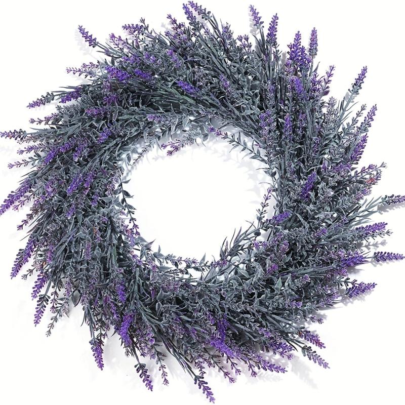 15 Lavender Wreath For Front Door Farmhouse Wall Decor Indoor Outdoor Home Room