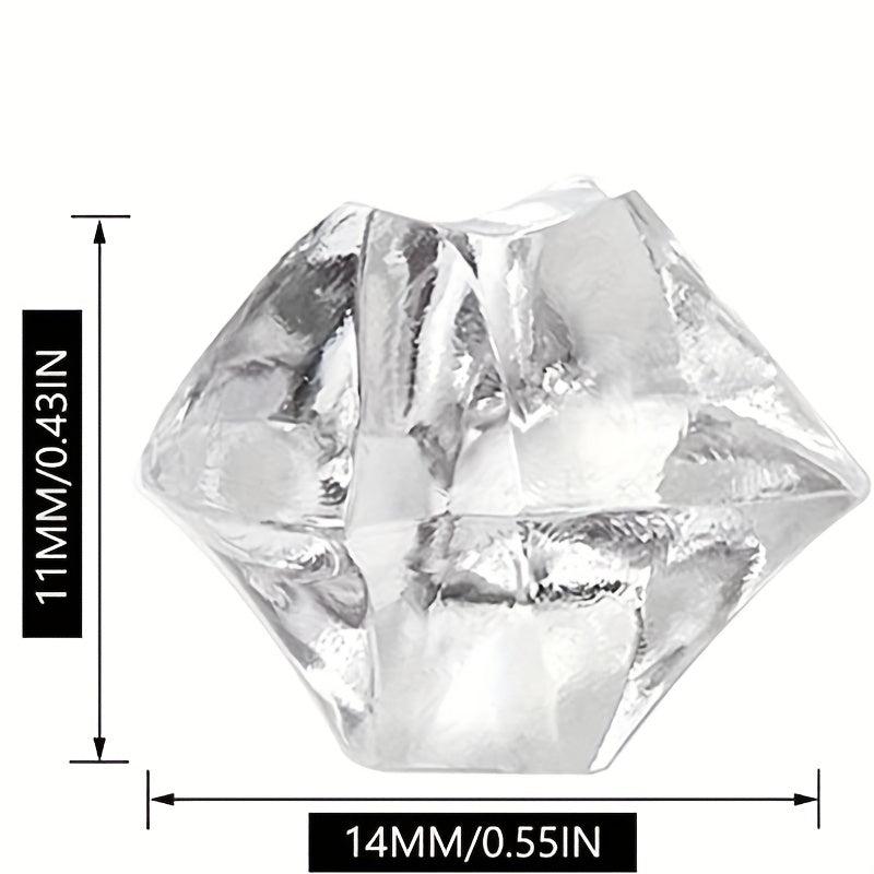 Simulated Ice Cubes Acrylic Vase Filling Home Decoration
