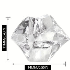 Simulated Ice Cubes Acrylic Vase Filling Home Decoration
