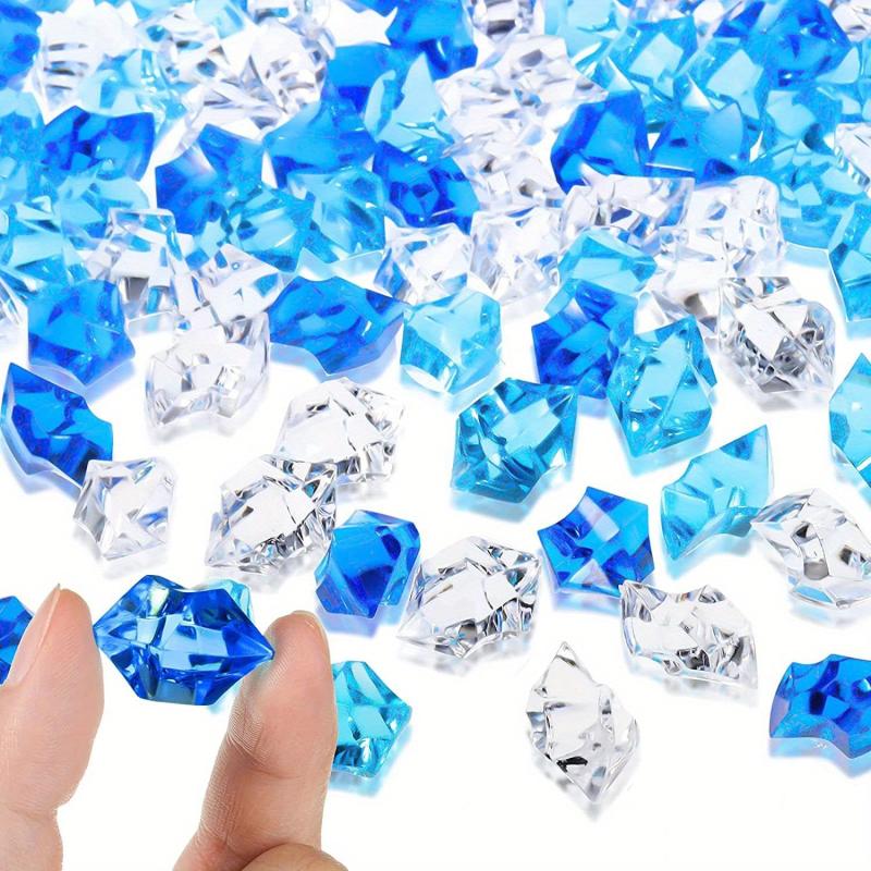 Simulated Ice Cubes Acrylic Vase Filling Home Decoration
