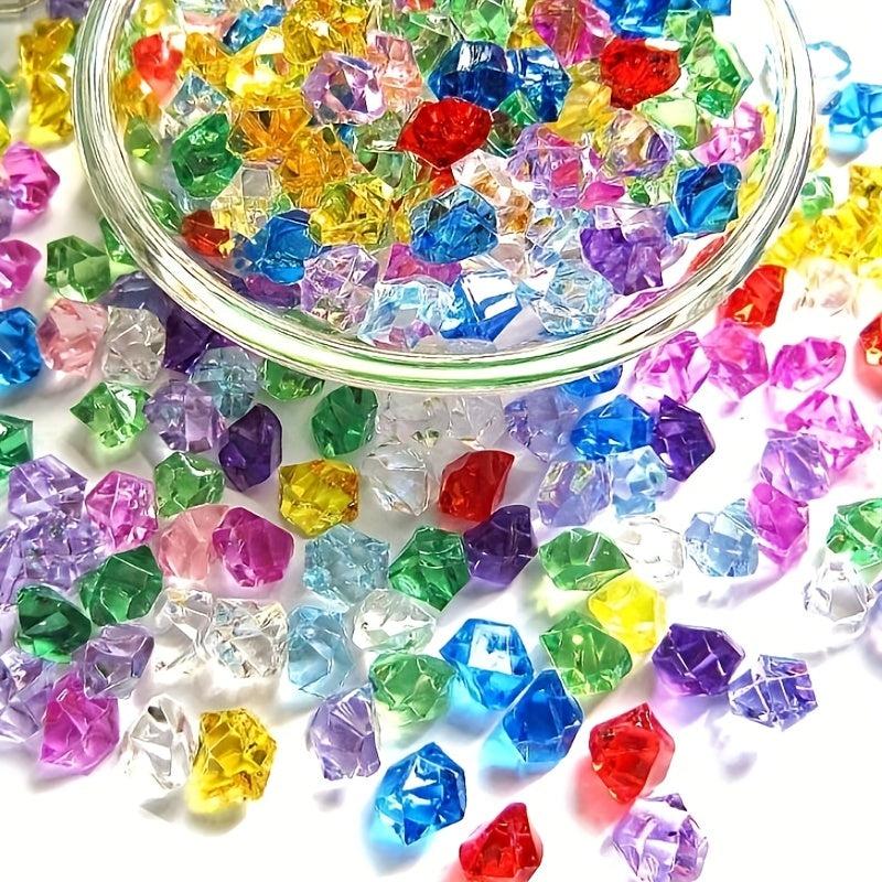 Simulated Ice Cubes Acrylic Vase Filling Home Decoration