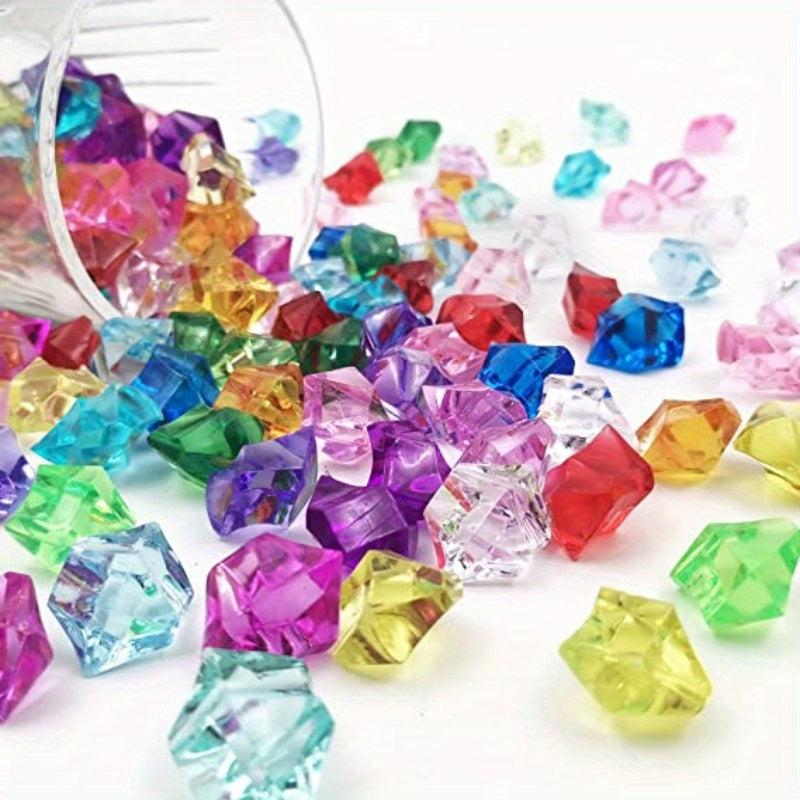 Simulated Ice Cubes Acrylic Vase Filling Home Decoration