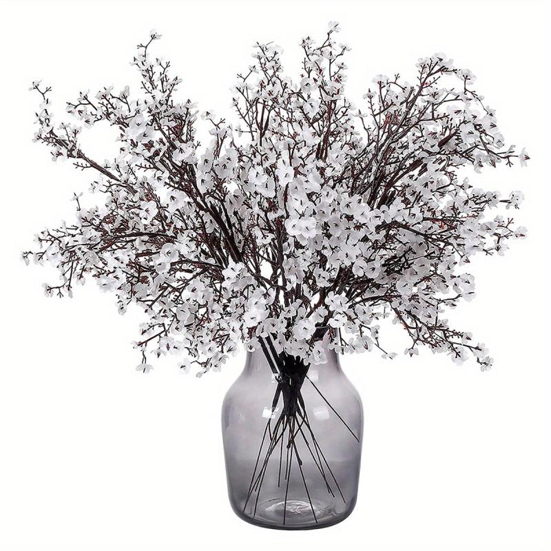 3pcs Realistic Baby's Breath Fabric Flowers for Home Decor and Weddings