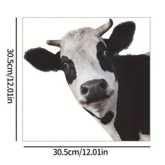 Realistic Cow Stickers Creative Window Wall Decals