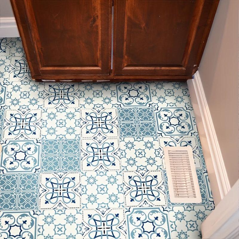10pcs Non Slip Tile Stickers for Kitchen Bathroom Waterproof Self Adhesive
