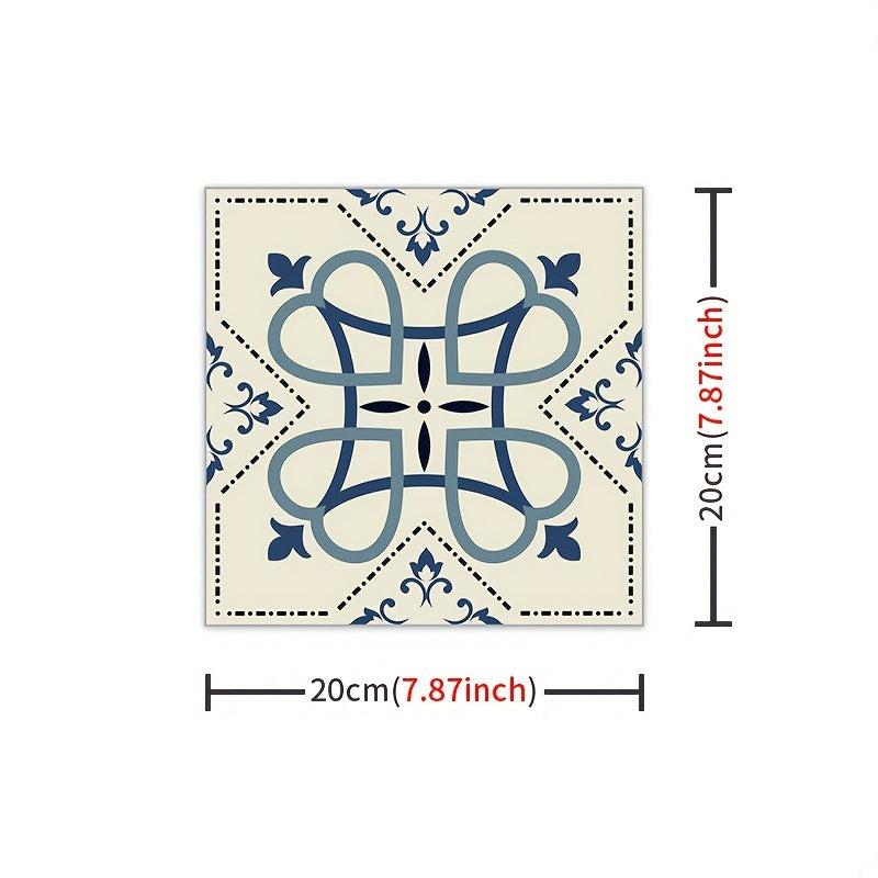 10pcs Non Slip Tile Stickers for Kitchen Bathroom Waterproof Self Adhesive