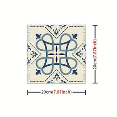 10pcs Non Slip Tile Stickers for Kitchen Bathroom Waterproof Self Adhesive
